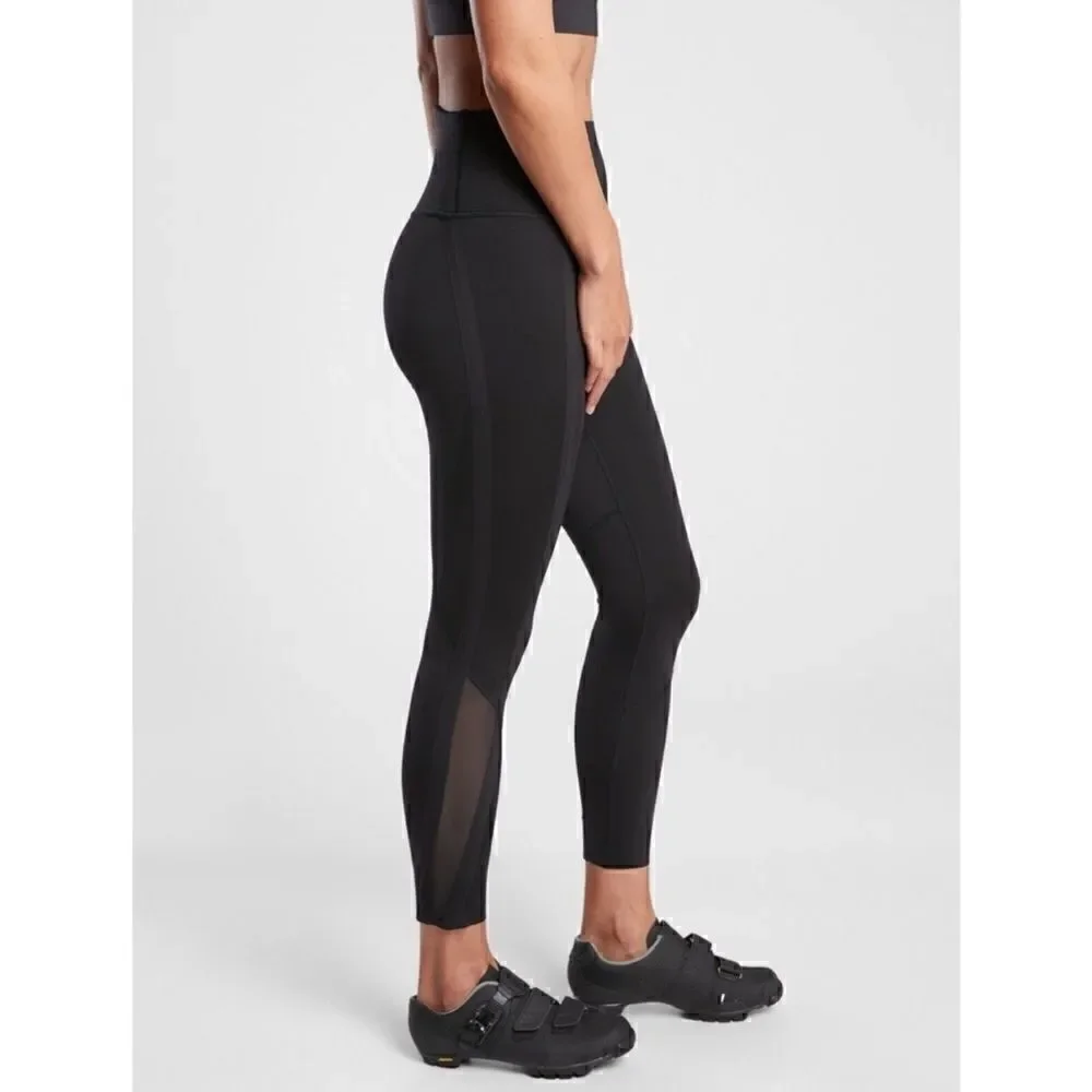ATHLETA High Gear 7/8 Tight Leggings Black Women’s Size XSP